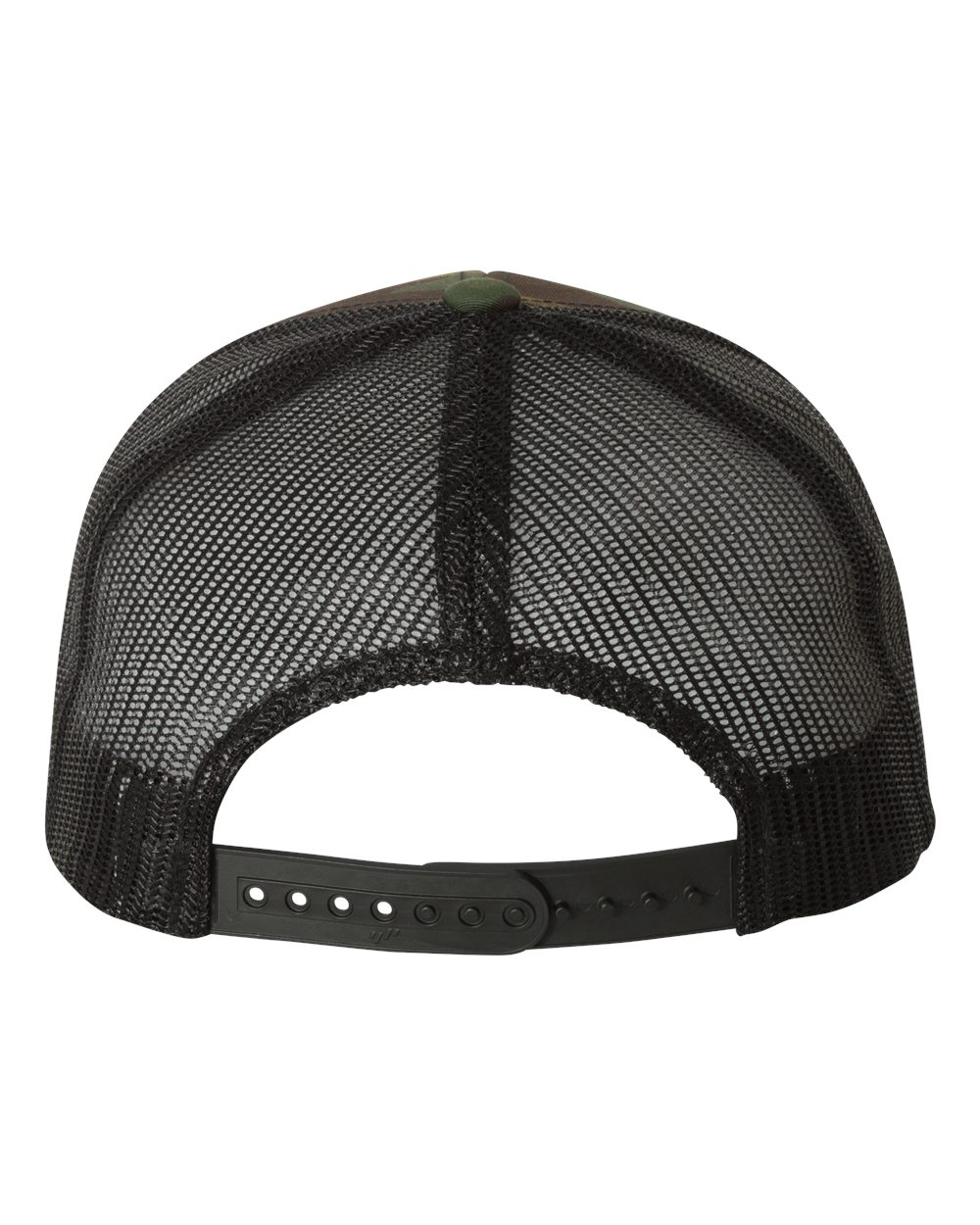 Camo Embroidered Trucker Snapback Hat